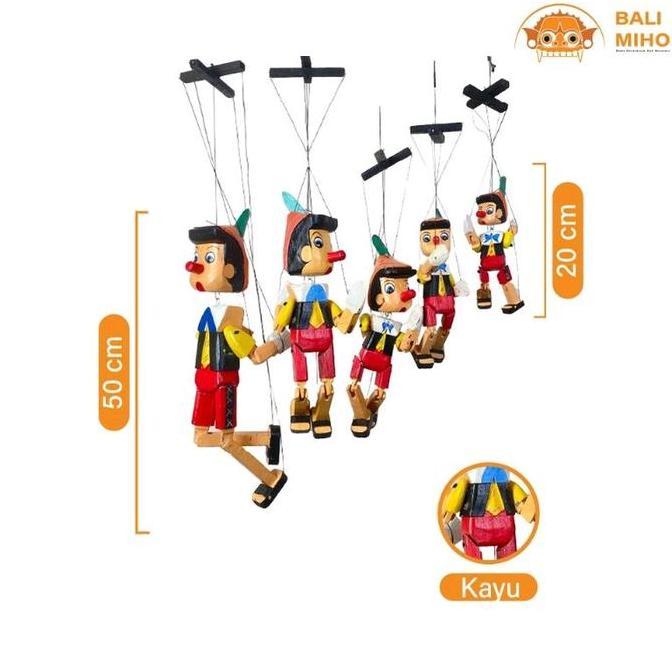 :<:<:<:<] Boneka Pinokio - Pinokio - Pinokio Kayu - Gantungan Pinokio