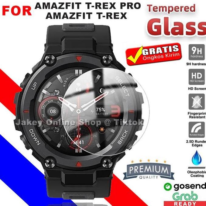 Tempered Glass Anti Gores Screen Guard For Amazfit T-REX Amazfit T-REX PRO TREX