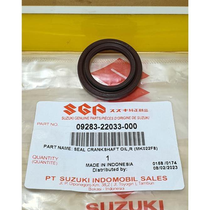 SEAL SIL KREK AS MAGNET MAHNIT KANAN SPIN SKYWAVE 09283B22033 ASLI ORI SUZUKI