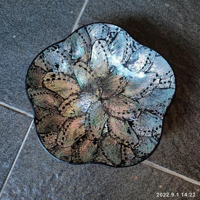 (:(:(:(] shell plate abalone / piring kerang abalone EMPAT