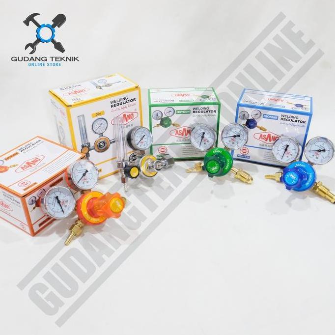 OVIROWA Regulator Las Oxygen LPG Karbit Co2 ASANO / Welding Regulator Tabung Las Acetylene Propane K