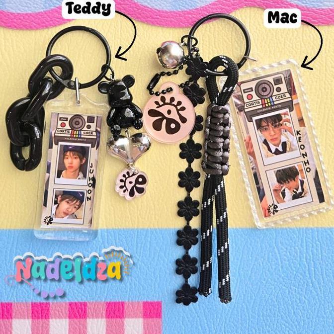 Nadeldza Bag Charm Kpop CORTIS Photobox Polaroid Old School Edition Aesthetic Bunga Bunyi Lonceng/ G