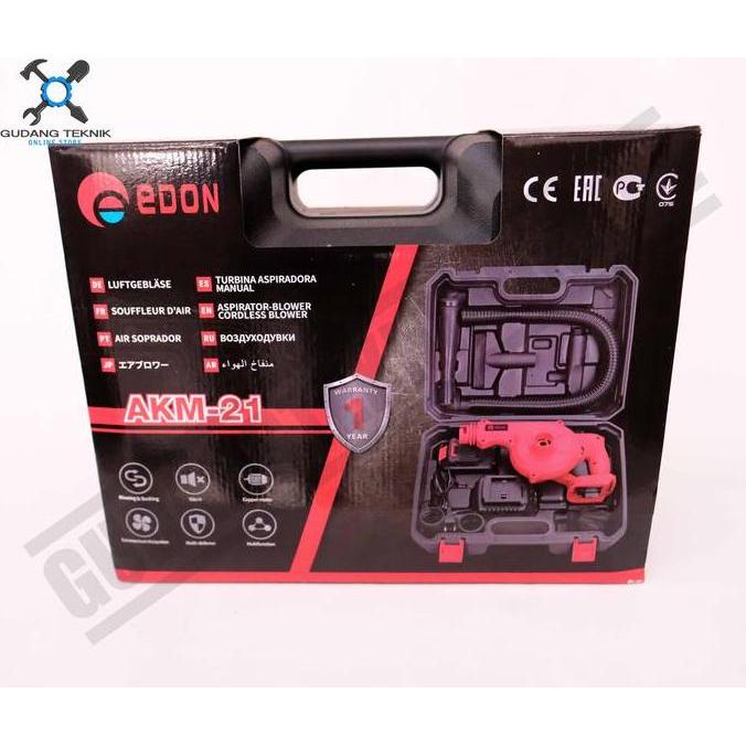 OVIROWA Elektrik Blower Edon AKM21-Blower Elektric Cordless Edon AKM-21