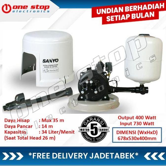 SANYO PDH-405JP Pompa Air Jet Pump Sumur Dalam