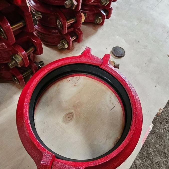 [TERBARU] FLEXIBLE COUPLING GROOVED PIPE JOINT.CLAMP COUPLING PIPA 6"