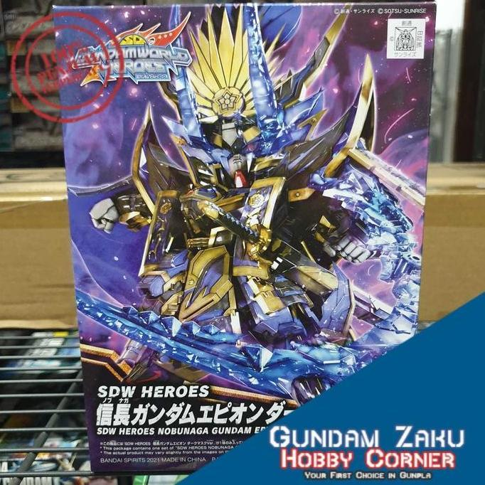 Promo SDW HEROES 11 NOBUNAGA GUNDAM EPYON DARK MASK VER BANDAI Diskon
