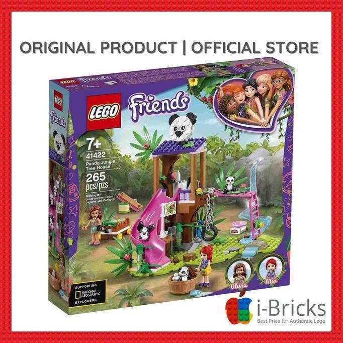 Promo LEGO Friends 41422 Panda Jungle Tree House Diskon