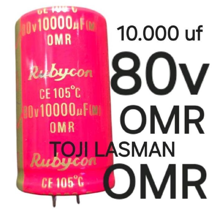 ( Omr 10.000Uf 80V )  Elko Elco Rubicon Rubycon Rubykon 80V10000Uf 80V10.000Uf 10.000 10000 10,000 U