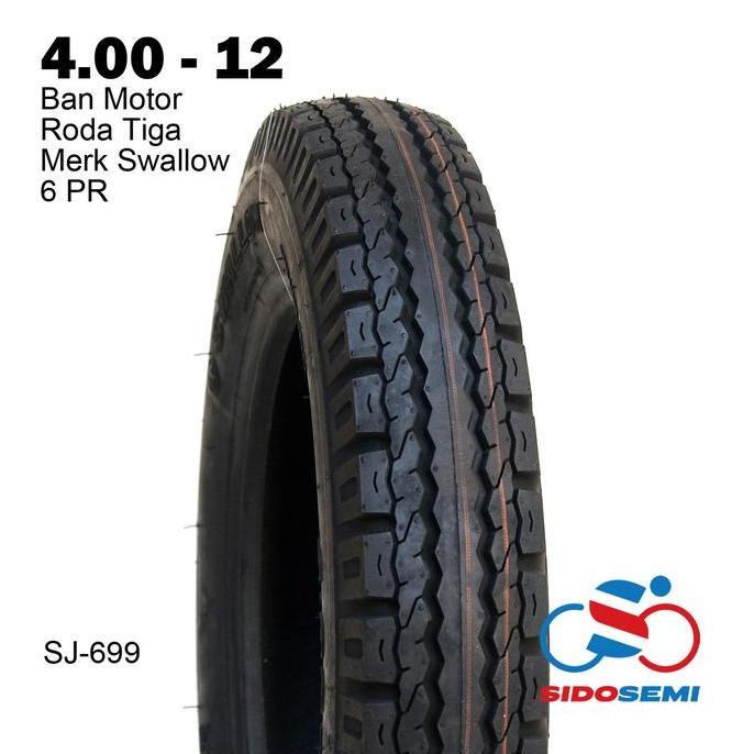 Ban Luar Motor Tosa Viar 4.00 Ring 12 Merk Swallow
