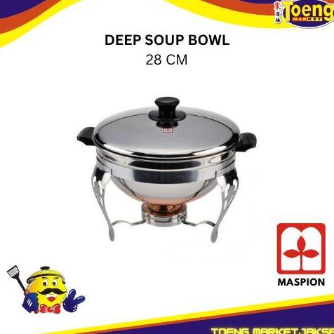 TERBARU - TEMPAT PRASMANAN / DEEP SOUP BOWL SET 28 CM STAINLESS MASPION