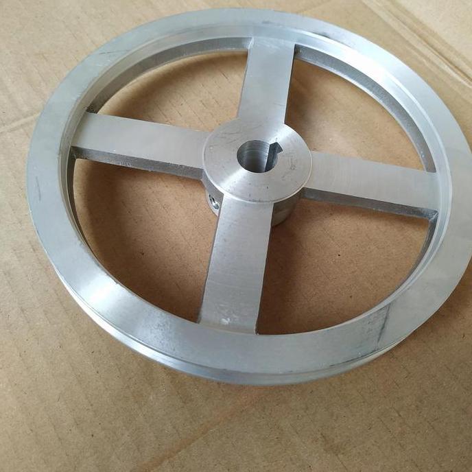 Pulley pully A1 - 8 inch as 24 mm pully poly alumunium