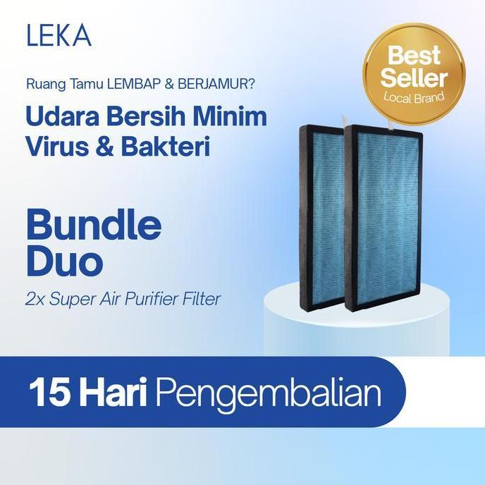 LEKA - Bundle 2 pcs Replacement Filter AP8000 Super Air Purifier