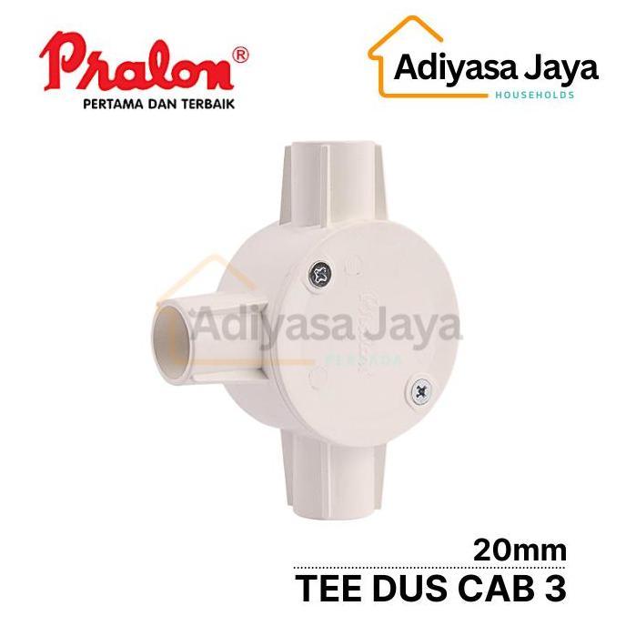 Tee Dus Conduit Cabang 3 20Mm (Pralon) / Tdus / T Dus