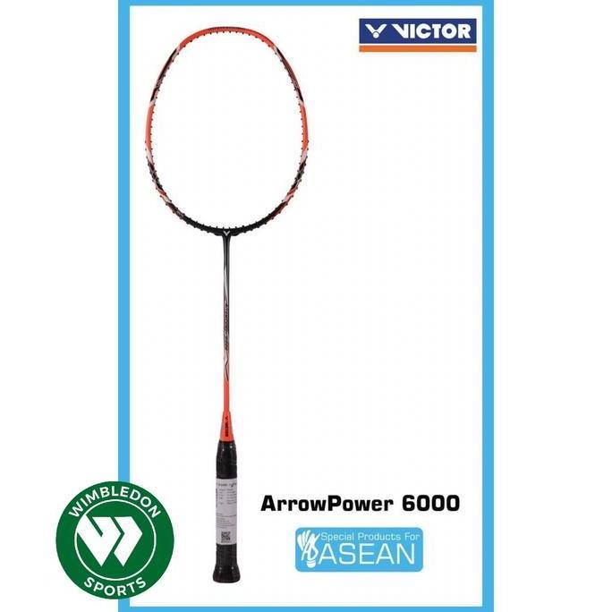 OK RAKET BADMINTON VICTOR ARROW POWER 6000 / RAKET VICTOR AP 6000 *BONUS* //
