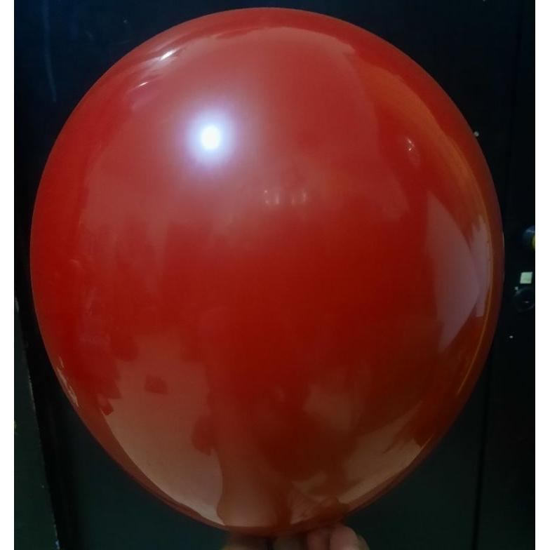 Balon Latex 12" Red Pomegranate Merah Imlek Merah Maroon terang Murah