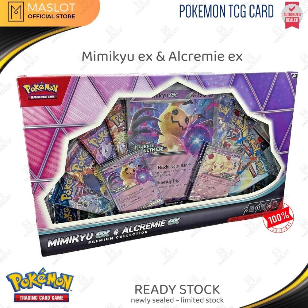 Promo Pokemon Tcg: Exclusive Special Collection Mimikyu Ex Dan Alcremie Ex Premium Collection Box