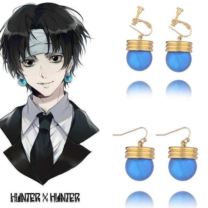 Hxh007 Anting Earring Chrollo Lucilfer Hunter X Hunter Anime Manga Cosplay Jepang
