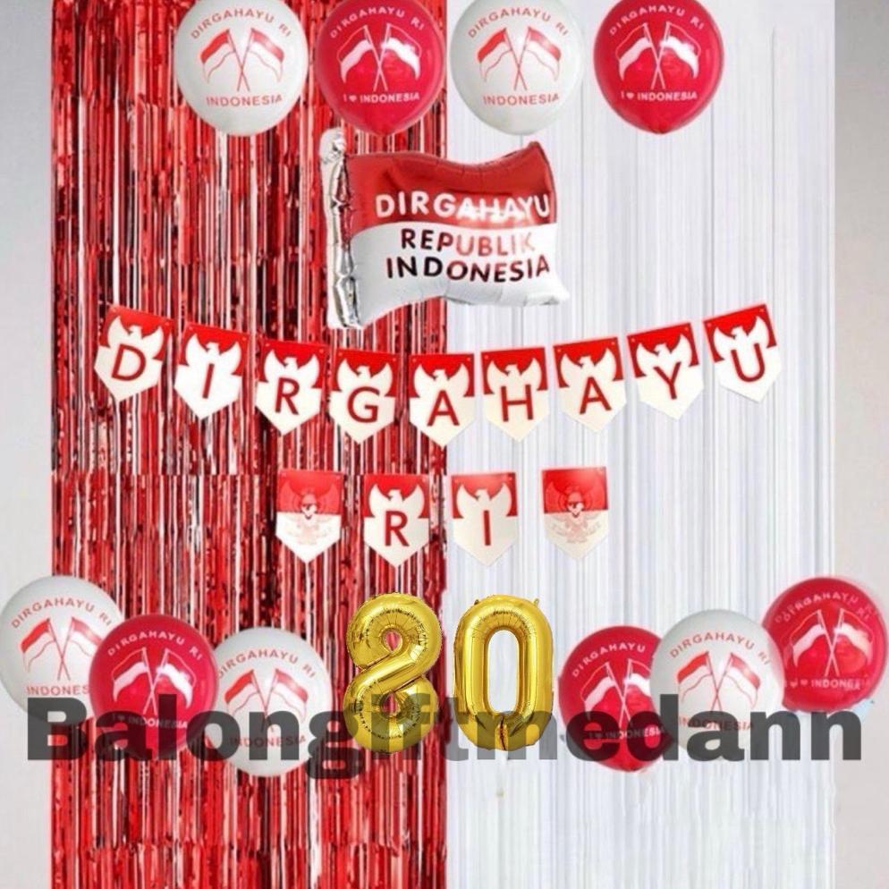 PAKET DEKOR 17 AGUSTUS MERAH PUTIH BENDERA Murah
