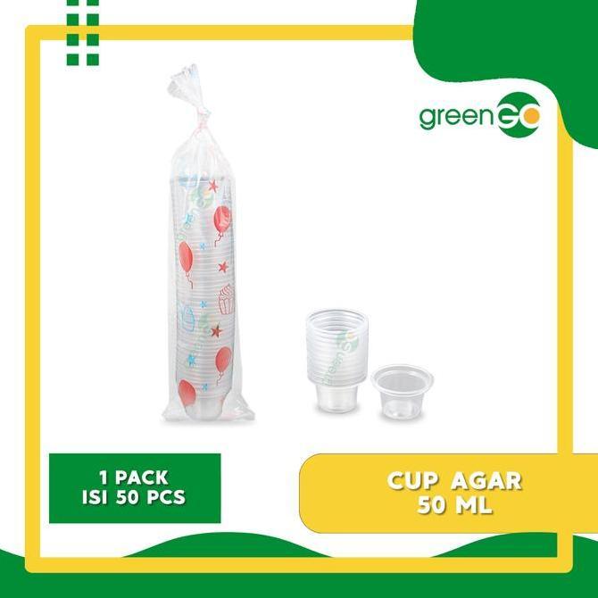 CUP PUDING AGAR AGAR 50ML ISI 50 PCS CUP AGAR KECIL CUP PUDING CUP AGAR-AGAR TEMPAT AGAR-AGAR