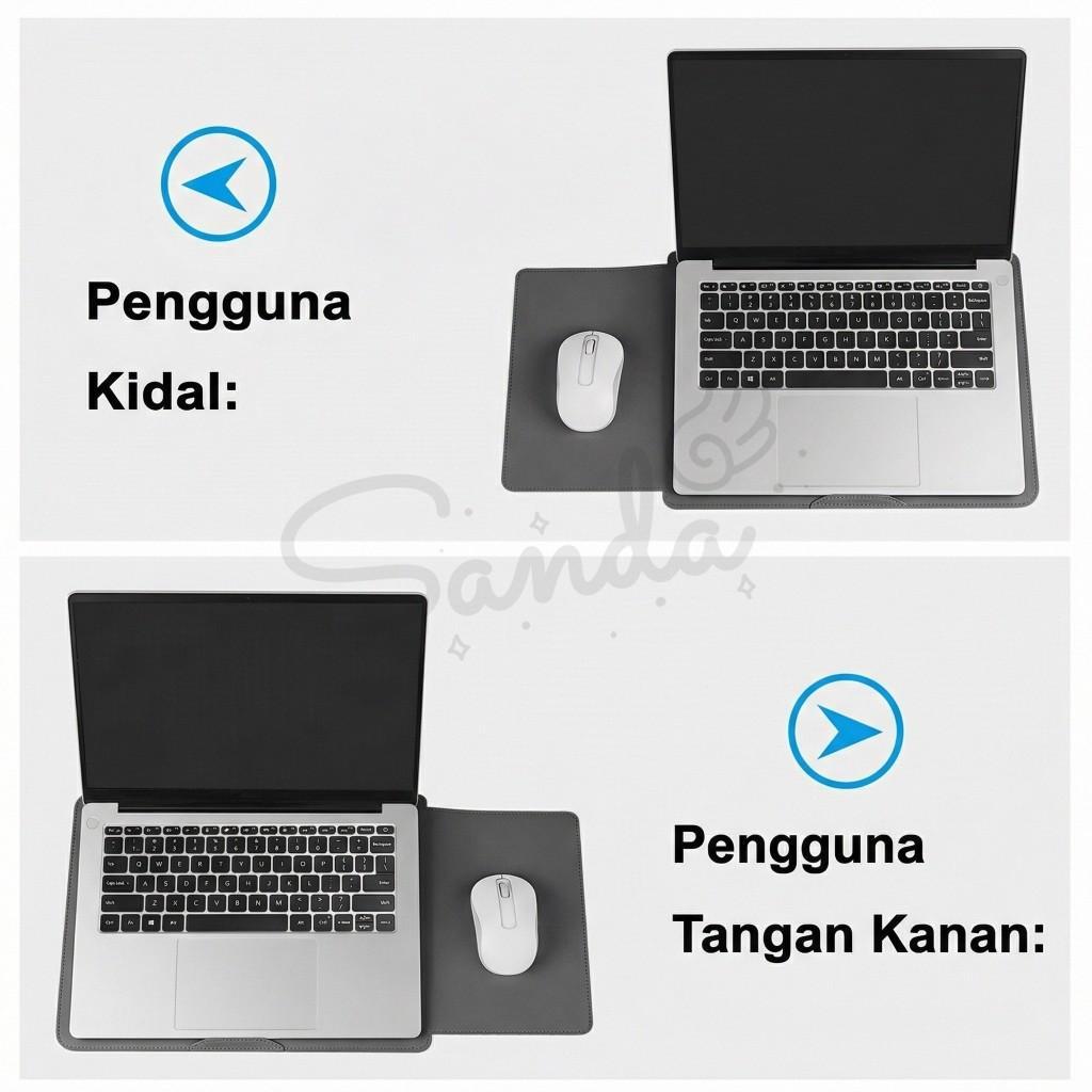 Multipurpose Laptop Bag 13.3/14/15/16 Inch Eather Laptop Sleeve Sarung Laptop Kulit