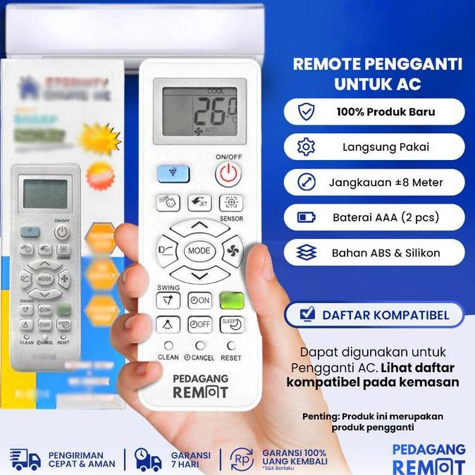 Remot Remote Ac Sharp Ion Plasmacluster Standard / Inverter Multi Universal