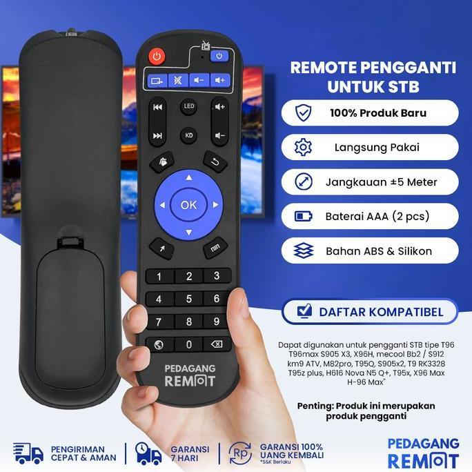 Remot Remote Stb Android Tv Box Universal Meecool Bb2 T96 Max X96H Dll