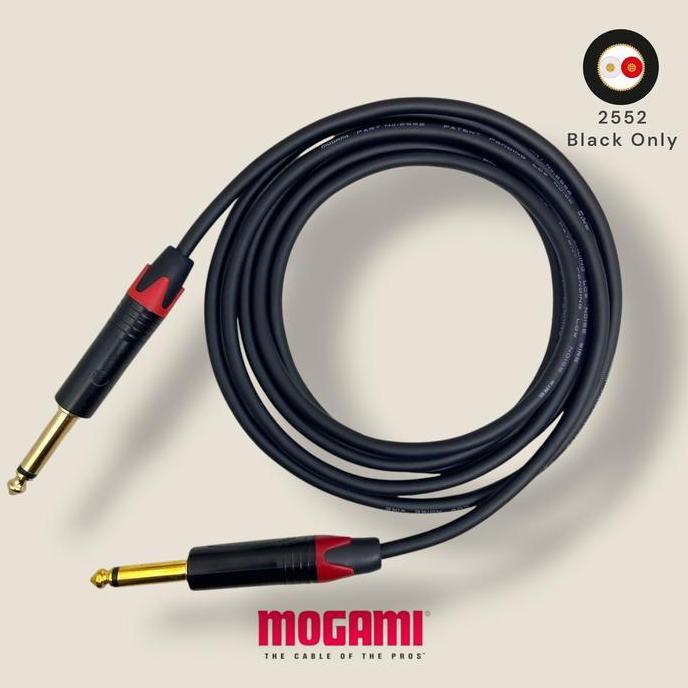 Kabel Input Mixer Audio Mogami 2552 Superfleksibel Jack Akai to Akai Kualitas Profesional Amplifier
