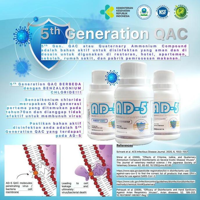 Sekre- Fogger Disinfektan Ad-5 Untuk Ulv Fogging