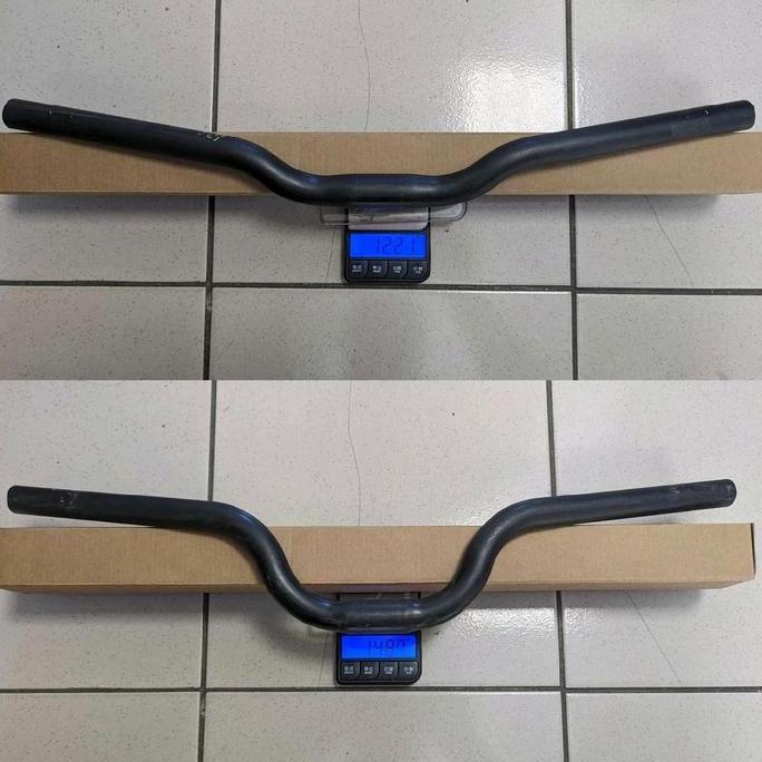 Promo Handlebar Stang H&H Carbon original black matte polos middle bromptonN Diskon