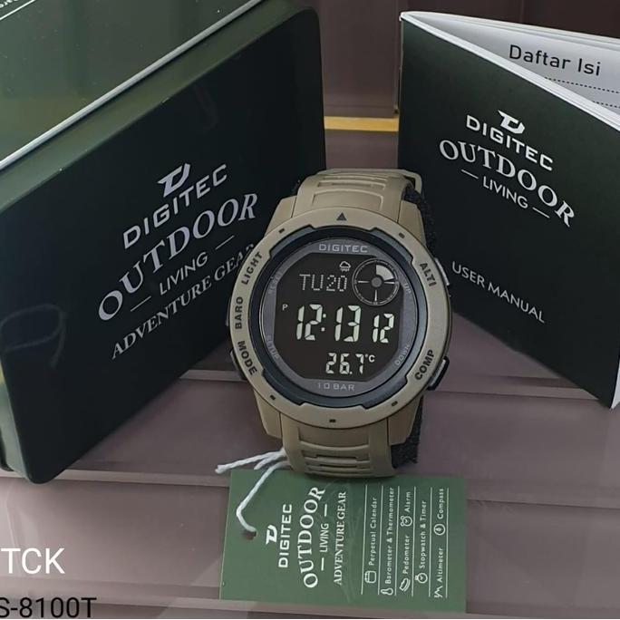 Bw- Jam Tangan Ditec Dg 8100 Altimeter/Barometer/Thermometer