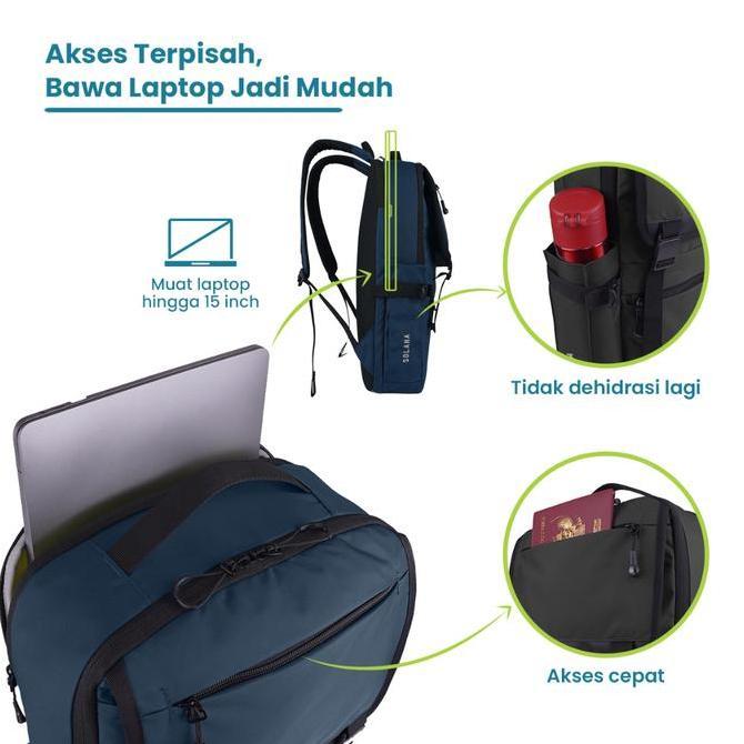 Lansungkirim- Torch Tas Ransel Punggung Pria Nita - Tote Bag Backpack Solana