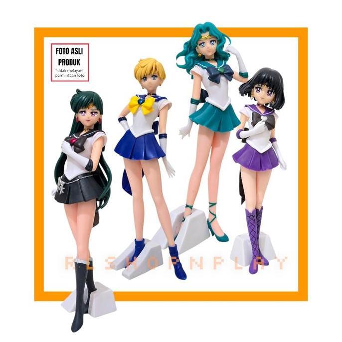 Figure Sailormoon Outer Senshi Sailor Neptune Uranus Pluto Saturn