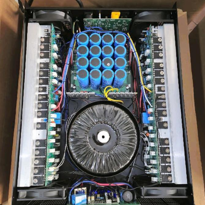 Promo POWER AMPLIFIER CA 20/CA20 SOUNDSTANDARD New ADA LED BODY PANJANG 4KIPAS Diskon