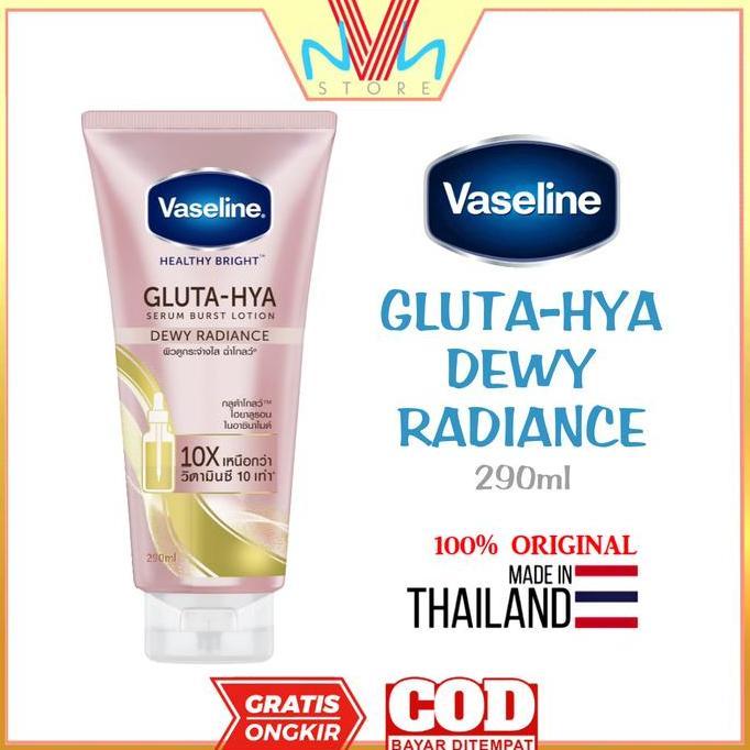 Pele - Vaseline Healthy Bright Gluta-Hya 300Ml & 290Ml - Vaseline Jumbo Original Thailand