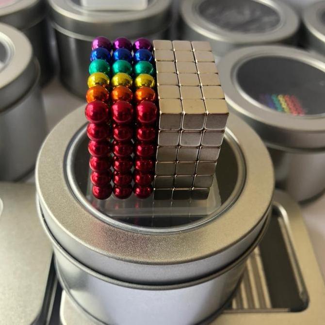 [vy] Magnet Nikelcube dan bola magnet 5mm