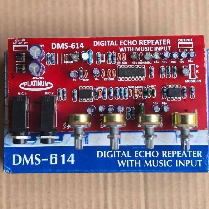 Tron- Dital Echo Repeater Dms 614 Platinum Dital Echo Refeater Dms-614 Dital Echo Repeater Output Wi