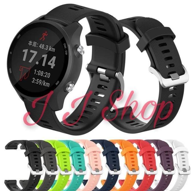 STRAP STRAP SILIKON MODEL ORIGINAL GARMIN FORERUNNER 245 55 70 170 165 155 MUSIC TALI JAM READY