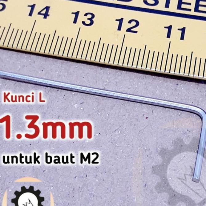 (1PCS) KUNCI L 1.3MM / KUNCI L MINI KUNCI L 1.3 MM / ALLEN KEY 1.3 MM XX27