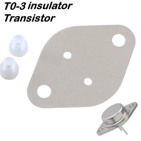 ISOLATOR MIKA TRANSISTOR TR JENGKOL TO-3 ( MICA JENGKOL ) + PENTIL 2955 3055 ISOLATOR TRANSISTOR JEN