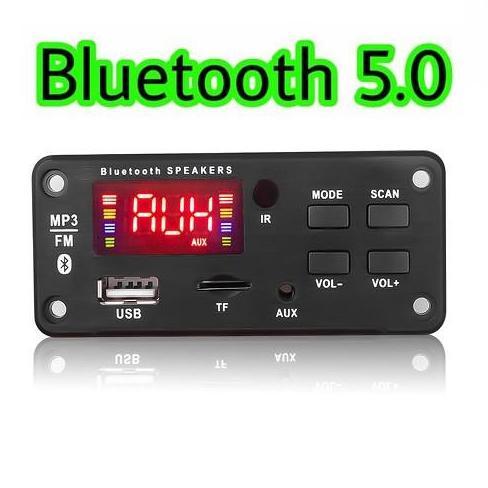KIT MODUL MP3 PLAYER BLUETOOTH WIRELESS 5.0 MODULE DECODER SPEAKER AUDIO BOARD CAR DIGITAL DISPLAY L