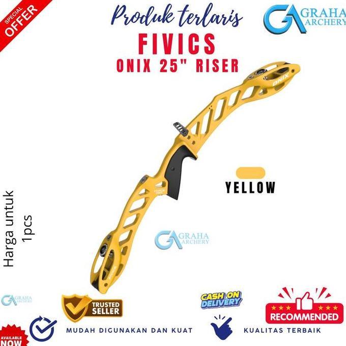RISER FIVICS ONIX / RISER RECURVE / RISER BAREBOW / BUSUR PANAH ALAT PANAHAN BUSUR PANAH PROFESIONAL