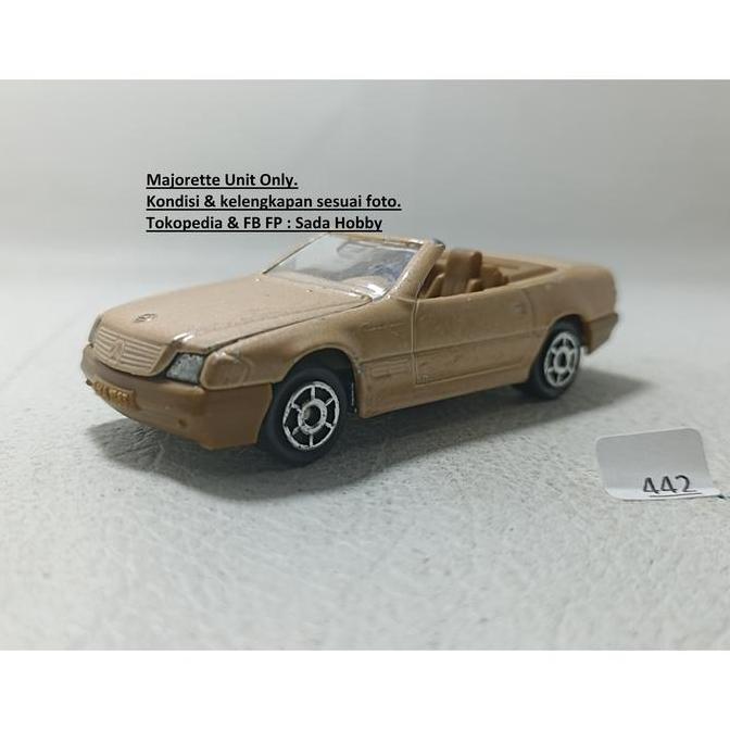 DIECAST MAJORETTE MERCEDES-BENZ 500 SL CABRIOLET CREAM UNIT ONLY S2025