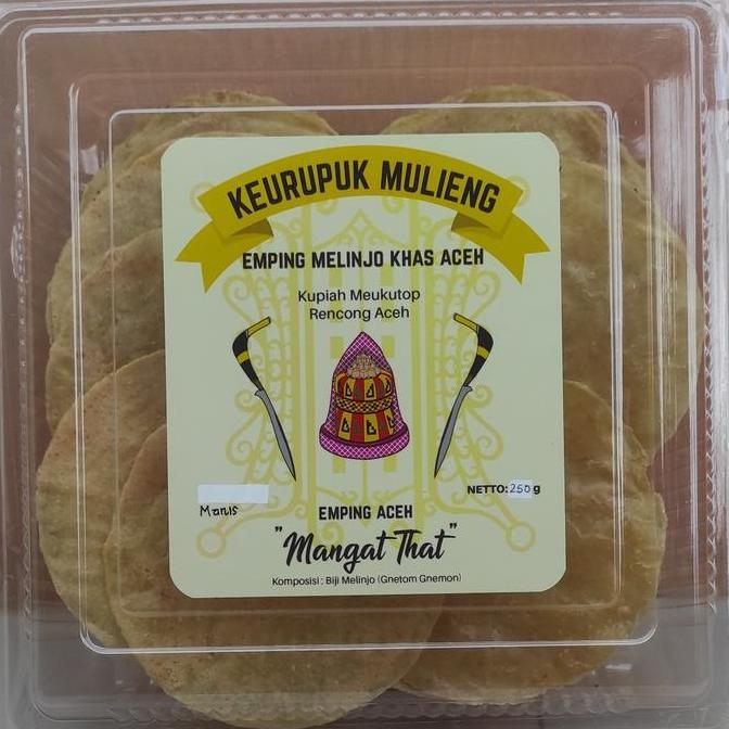 emping aceh jumbo manis & pedas