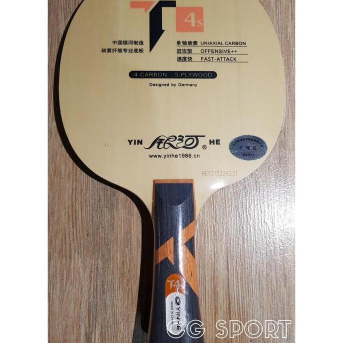 Chapo- Kayu Pingpong Yinhe T4S Carbon Blade Yinhe T-4S