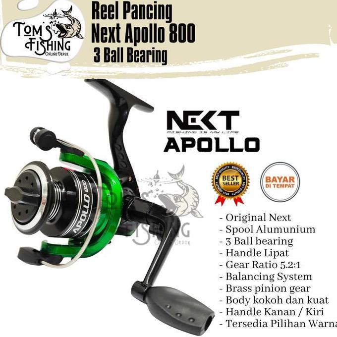 Fish- Reel Pancing Next Apollo 800 Aluminium (3 Bearing) - Toms Fishing