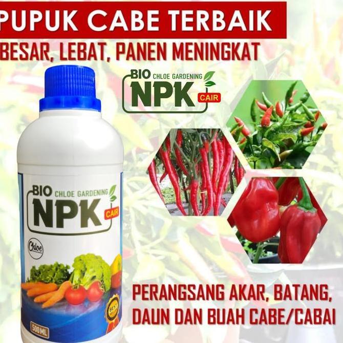 Yard- Pupuk Npk Cair Bio Npk Cair Grow Chloe Gardening Pelebat Buah