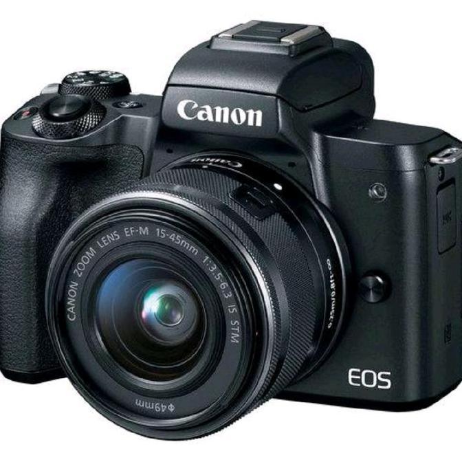 Canon Eos M50 Kit 15-45Mm/ Kamera Mirrorless Canon Eos M50 Kit 15-45Mm