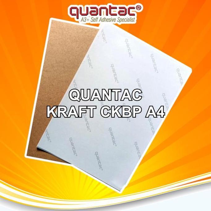 Domdom- Quantac | Graftac Kraft A4 Sticker Label Paper Stiker Samson Isi 20 Lembar