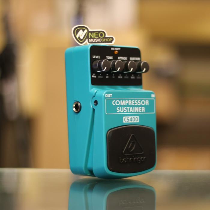 BEHRINGER CS400 COMPRESSOR/SUSTAINER EFFECTS PEDAL ORIGINAL DAN TERPERCAYA