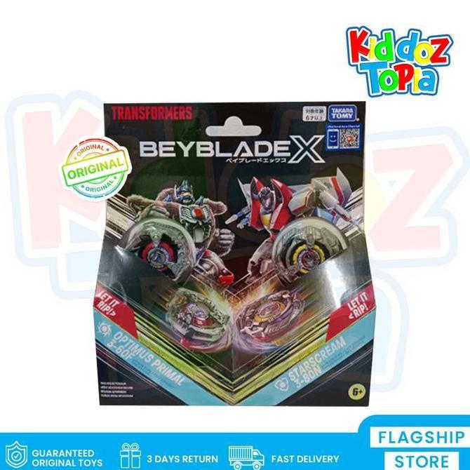 TAKARA TOMY Beyblade X S1 BXG37 BXG 37 Transformers Optimus PRIMAL vs Starscream 982487 GLC